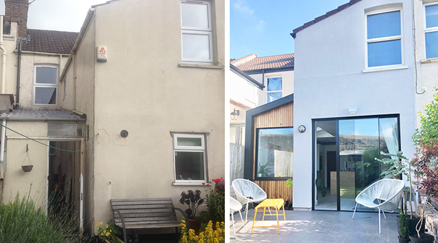 Victorian Terrace Extension Before And After