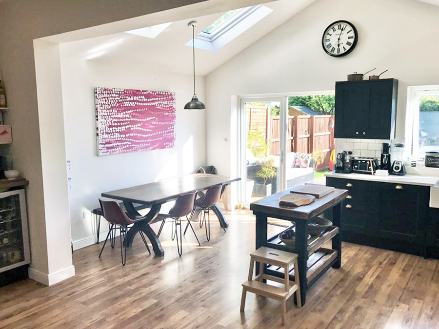 1930S Extension Kitchen Diner Open Plan